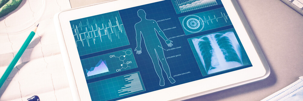 Digital technologies in medicine tablet, touch, computer, keyboard, stethoscope, table, pad, service, office, occupation, gray, concrete, dna, molecule, research, touchscreen, clinic, blue, paper, pc, gadget, doctor, medical, health, screen, concept, technology, medicine, equipment, hospital, diagnosis, device, monitor, diagnostic, healthcare, communication, display, science, professional, digital, care, illness, heartbeat, desk, white, x-ray